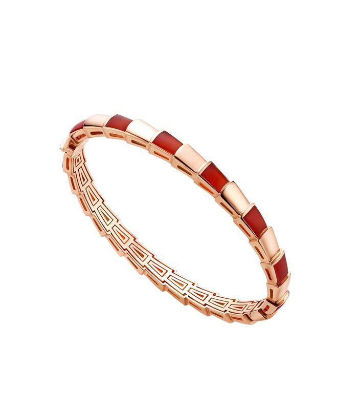 [CharmAmor]SERPENTI BRACELET PINK GOLD RUBELLITE