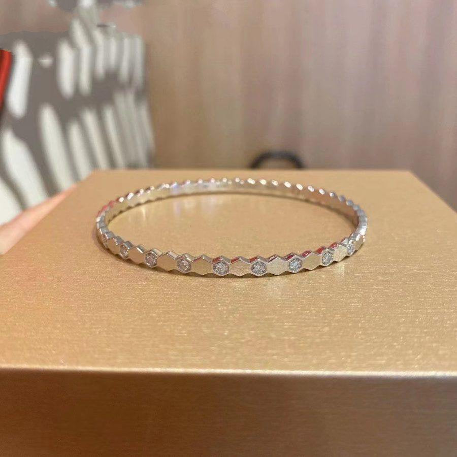 [CharmAmor]BEE LOVE SILVER DIAMOND BRACELET
