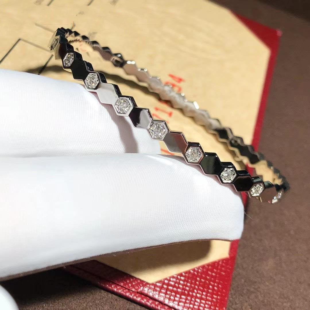 [CharmAmor]BEE LOVE SILVER DIAMOND BRACELET
