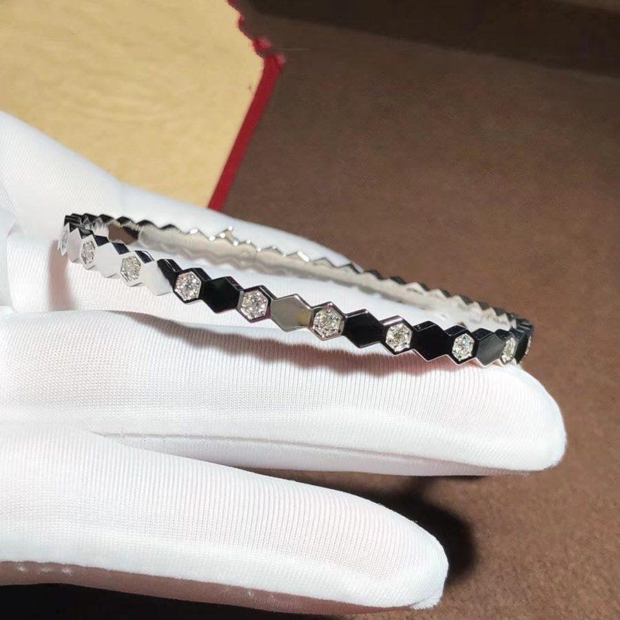 [CharmAmor]BEE LOVE SILVER DIAMOND BRACELET