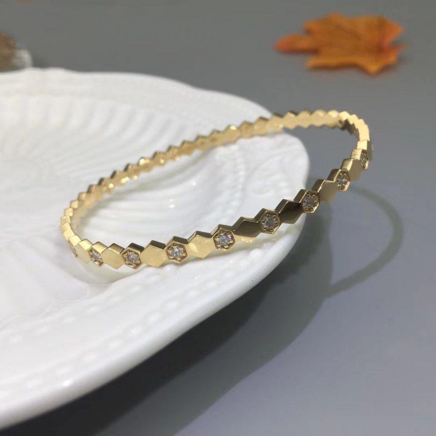 [CharmAmor]BEE LOVE GOLD DIAMOND BRACELET