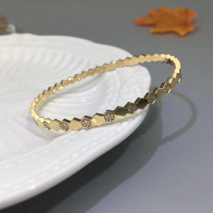 [CharmAmor]BEE LOVE GOLD DIAMOND BRACELET