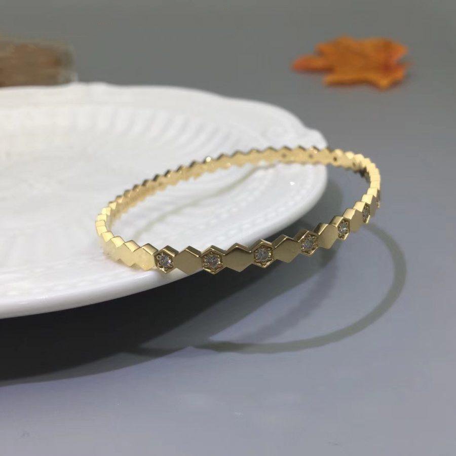 [CharmAmor]BEE LOVE GOLD DIAMOND BRACELET