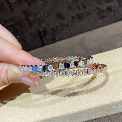 [CharmAmor]BEE LOVE GOLD BRACELET FULL DIAMOND