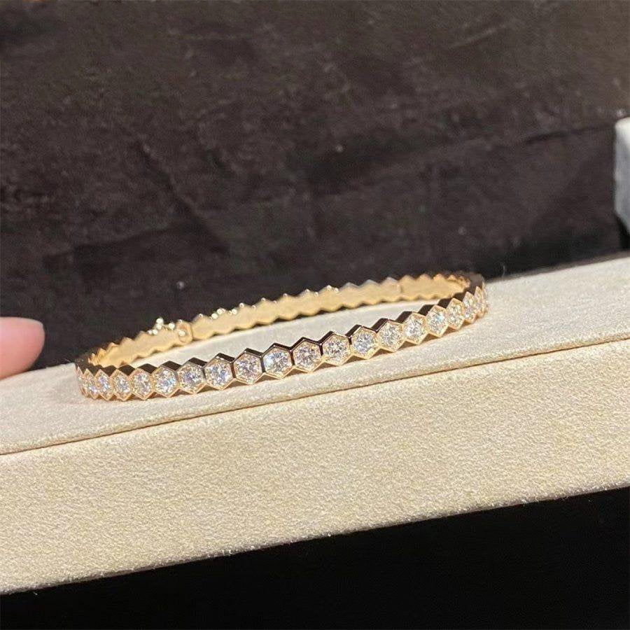[CharmAmor]BEE LOVE GOLD BRACELET FULL DIAMOND
