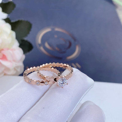 [CharmAmor]BEE LOVE RING PINK GOLD 1 DIAMOND