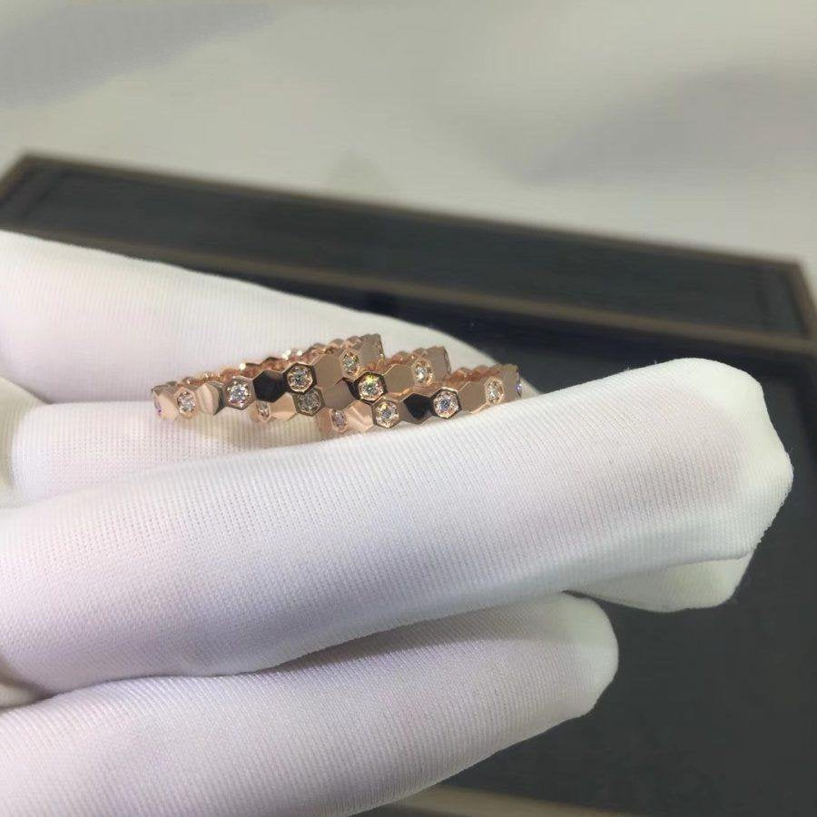 [CharmAmor]BEE LOVE RING PINK GOLD DIAMOND
