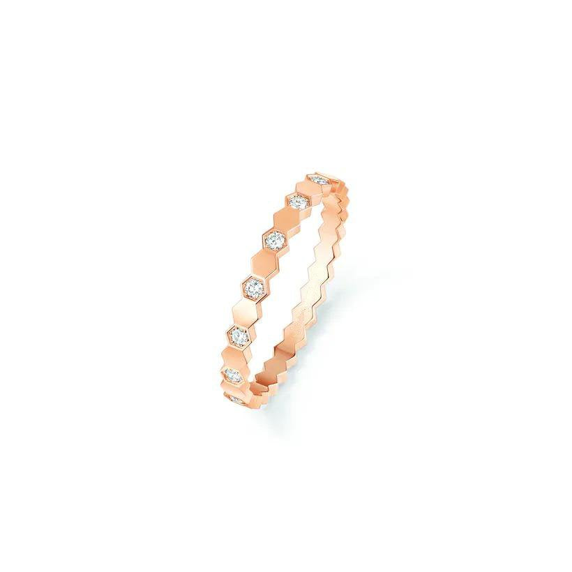 [CharmAmor]BEE LOVE RING PINK GOLD DIAMOND