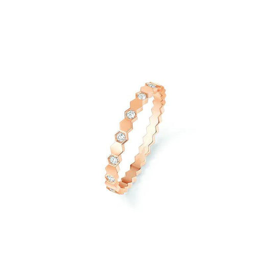 [CharmAmor]BEE LOVE RING PINK GOLD DIAMOND