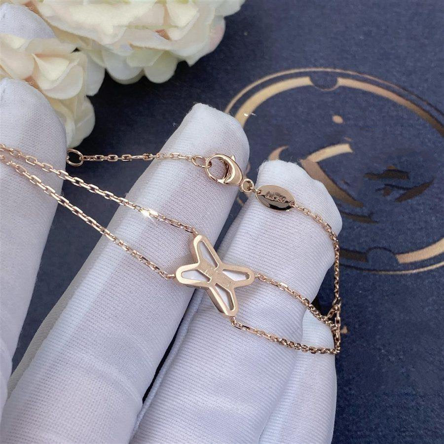 [CharmAmor]JEUX BRACELET WHITE MOP PINK GOLD 1 DIAMOND