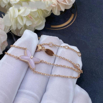 [CharmAmor]JEUX BRACELET PINK MOP PINK GOLD 1 DIAMOND