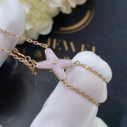 [CharmAmor]JEUX BRACELET PINK MOP PINK GOLD 1 DIAMOND