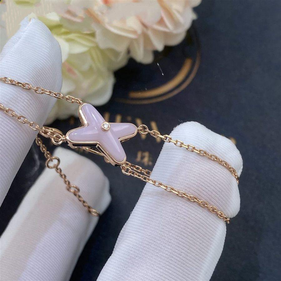 [CharmAmor]JEUX BRACELET PINK MOP PINK GOLD 1 DIAMOND