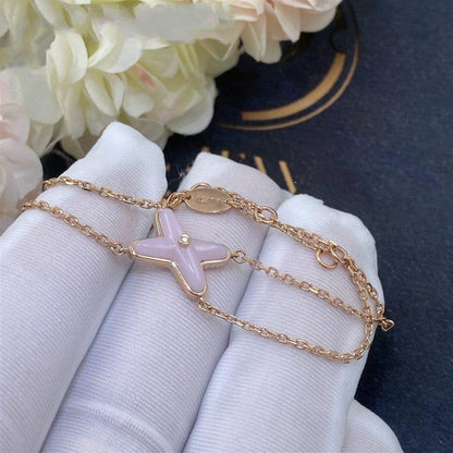 [CharmAmor]JEUX BRACELET PINK MOP PINK GOLD 1 DIAMOND