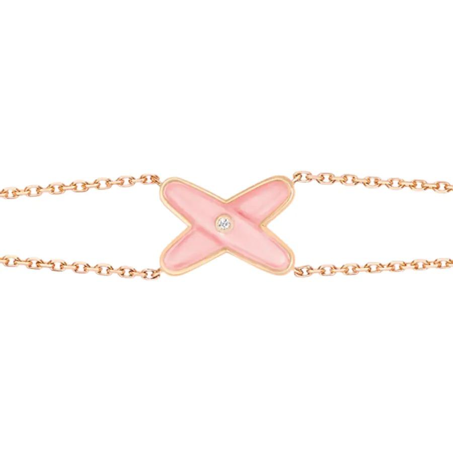 [CharmAmor]JEUX BRACELET PINK MOP PINK GOLD 1 DIAMOND
