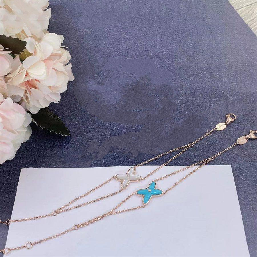 [CharmAmor]JEUX BRACELET TURQUOISE PINK GOLD 1 DIAMOND