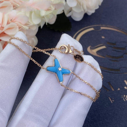 [CharmAmor]JEUX BRACELET TURQUOISE PINK GOLD 1 DIAMOND