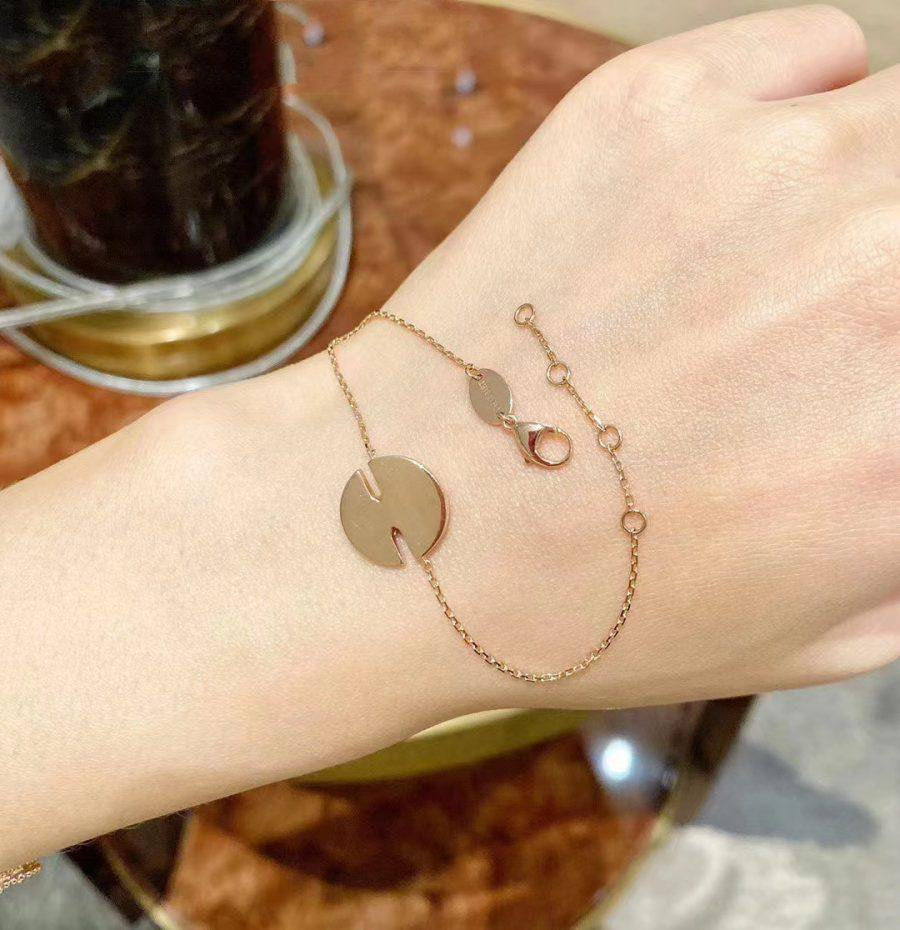 [CharmAmor]JEUX DE BRACELET MOP PINK GOLD DIAMONDS