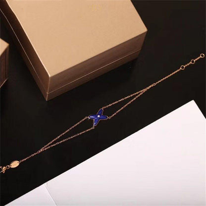 [CharmAmor]Hollow Design Four-Leaf Clover Flower Shape Ring
