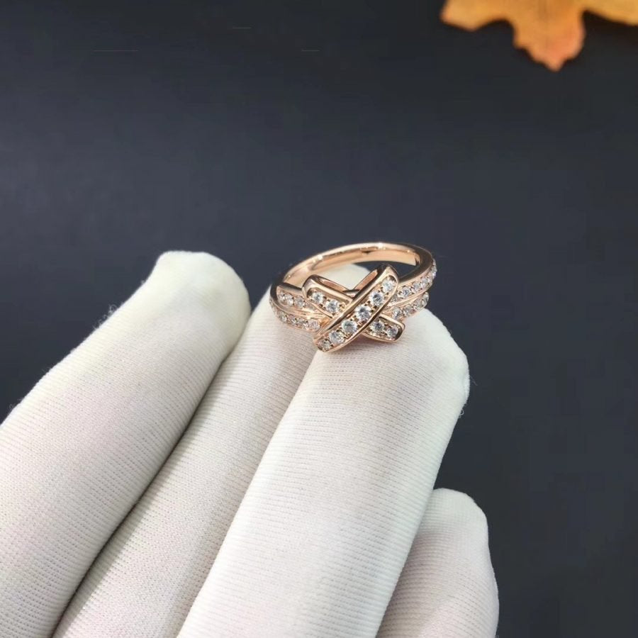 [CharmAmor]JEUX DE RING PINK GOLD DIAMOND