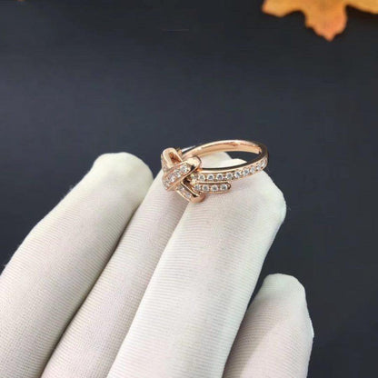 [CharmAmor]JEUX DE RING PINK GOLD DIAMOND