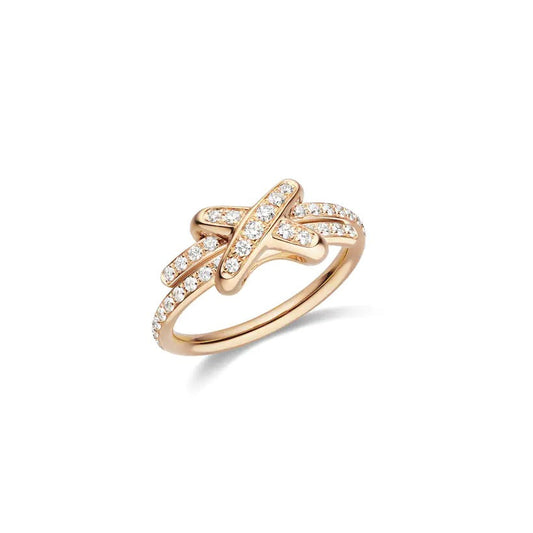 [CharmAmor]JEUX DE RING PINK GOLD DIAMOND