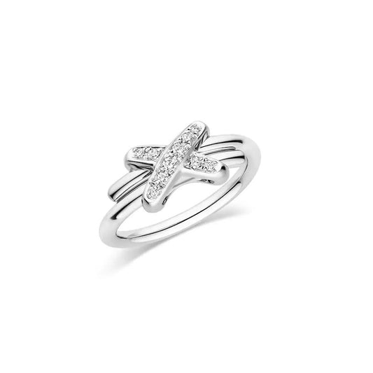 [CharmAmor]JEUX DE SILVER DIAMOND RING