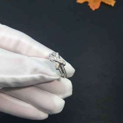 [CharmAmor]JEUX DE SILVER DIAMOND RING