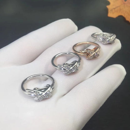 [CharmAmor]JEUX DE SILVER DIAMOND RING