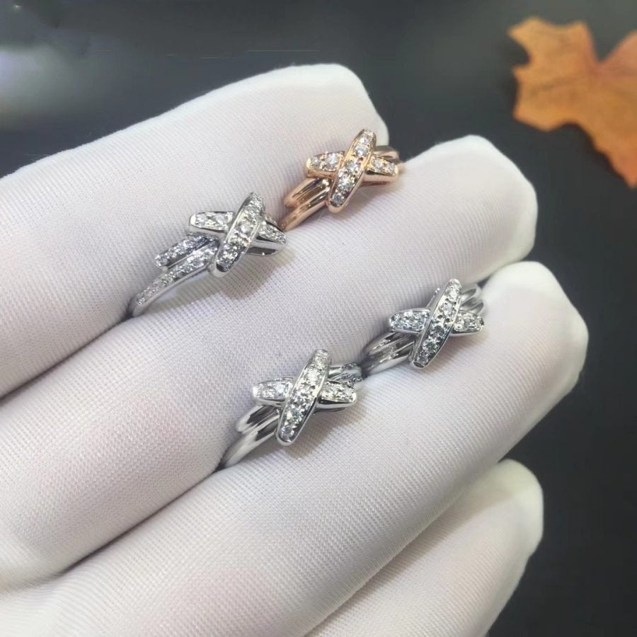 [CharmAmor]JEUX DE SILVER DIAMOND RING