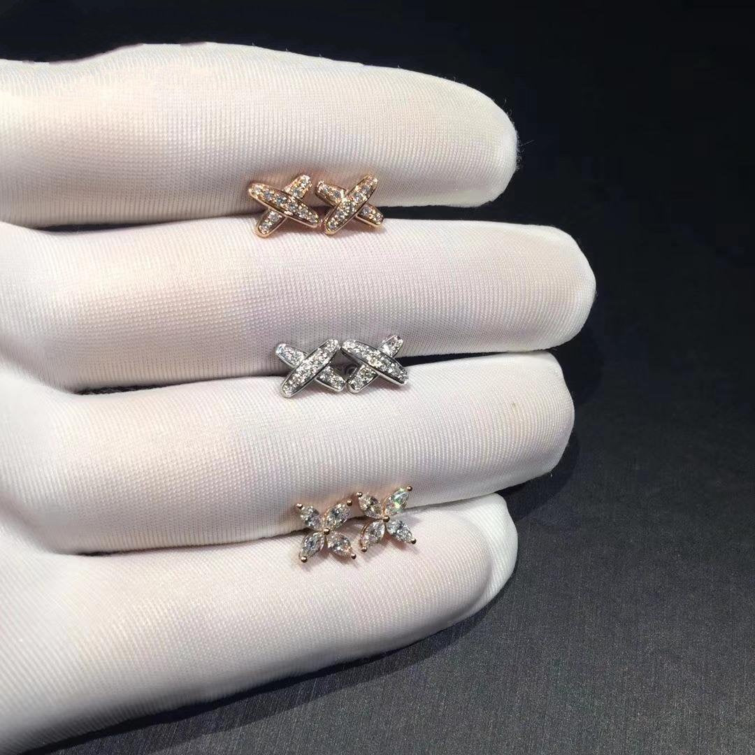 [CharmAmor]JEUX DE DIAMOND EARRINGS
