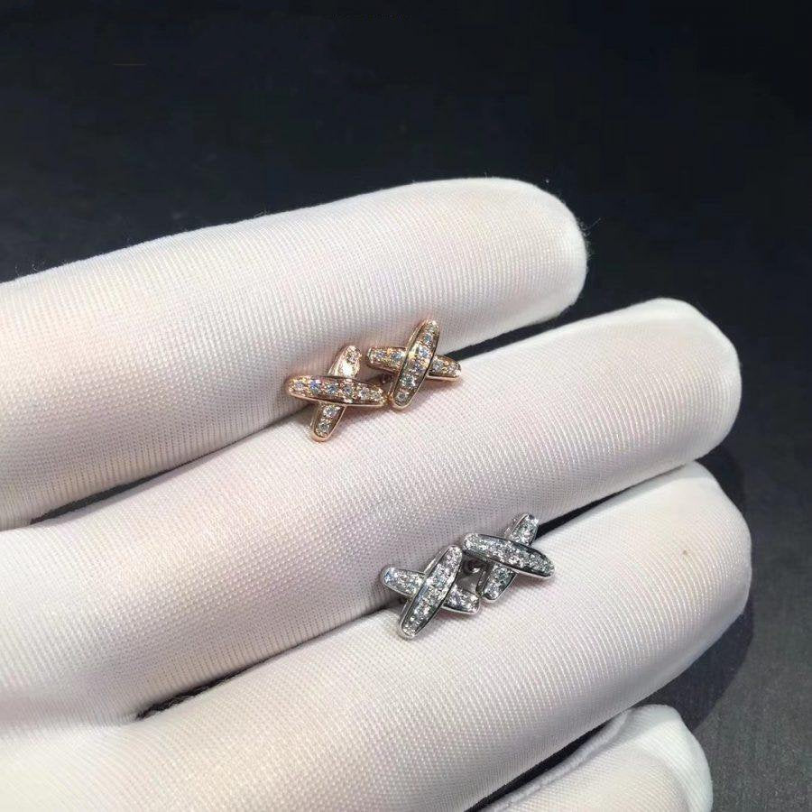 [CharmAmor]JEUX DE DIAMOND EARRINGS