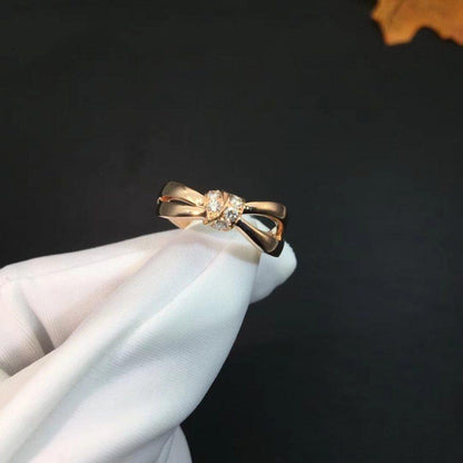 [CharmAmor]LIENS RING PINK GOLD DIAMOND
