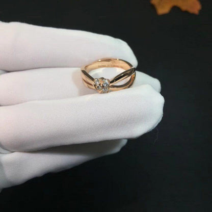 [CharmAmor]LIENS RING PINK GOLD DIAMOND