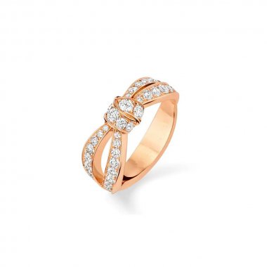 [CharmAmor]LIENS PINK GOLD DIAMOND RING