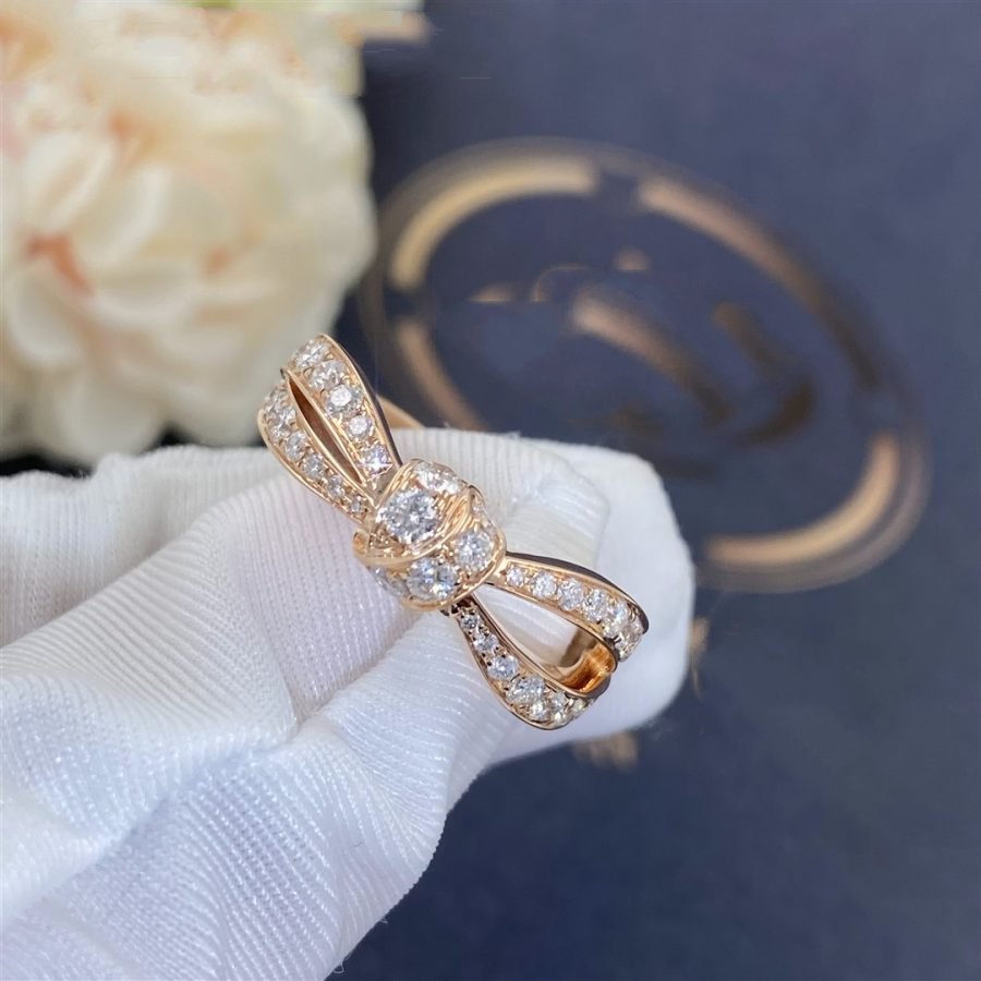 [CharmAmor]LIENS PINK GOLD DIAMOND RING