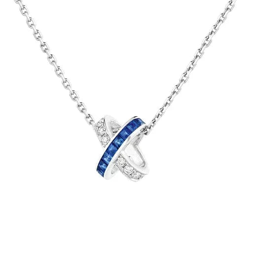 [CharmAmor]LIENS DIAMOND SILVER NECKLACE