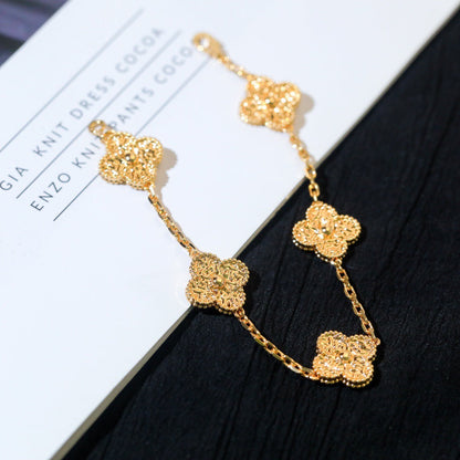 [CharmAmor]CLOVER 5 MOTIFS BRONZING BRACELET