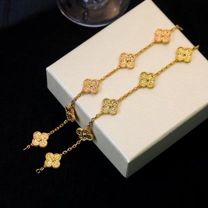 [CharmAmor]CLOVER 5 MOTIFS BRONZING BRACELET