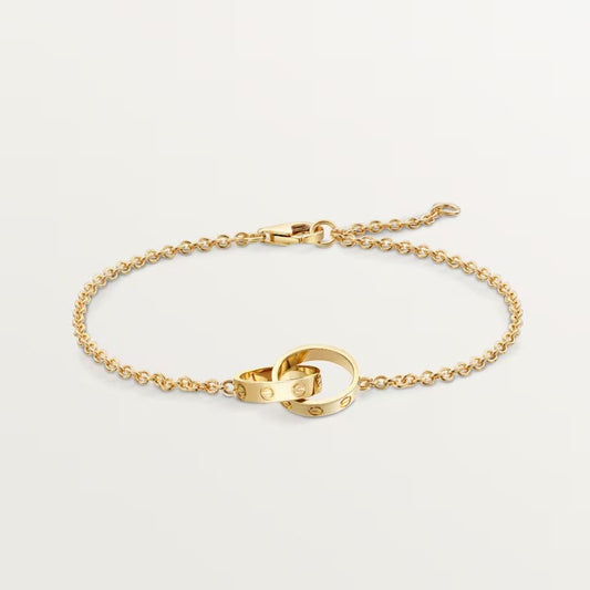 [CharmAmor]LOVE BRACELET DOUBLE RING