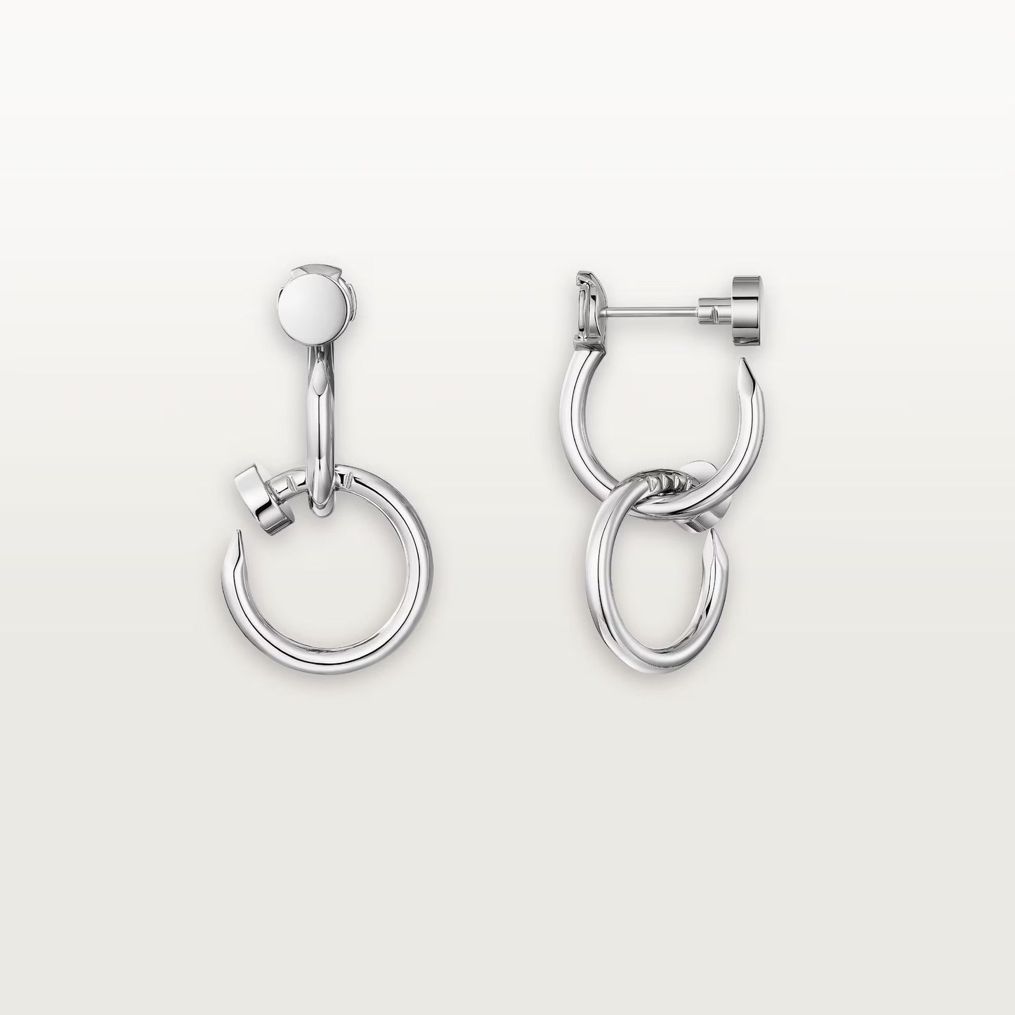 [CharmAmor]JUSTE NO DIAMOND DOUBLE EARRINGS