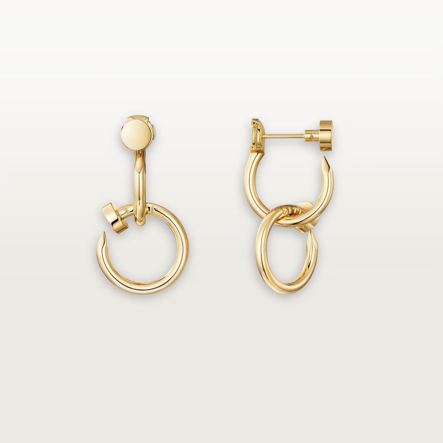 [CharmAmor]JUSTE NO DIAMOND DOUBLE EARRINGS