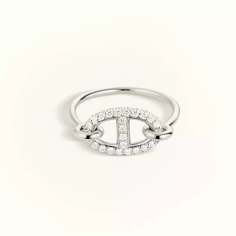 [CharmAmor]RONDE SMALL SILVER DIAMOND RING