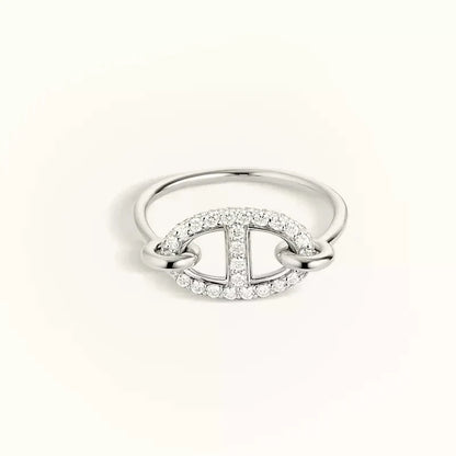 [CharmAmor]RONDE SMALL SILVER DIAMOND RING