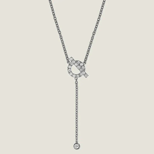 [CharmAmor]FINESSE SILVER DIAMOND NECKLACE