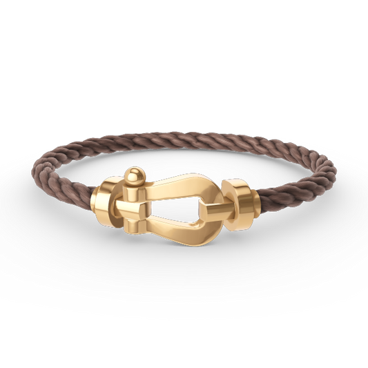 [CharmAmor]FORCE LARGE HORSESHOE NO DIAMOND BRACELET GOLD