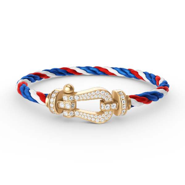 [CharmAmor]FORCE LARGE HORSESHOE FULL DIAMOND BRACELET GOLD