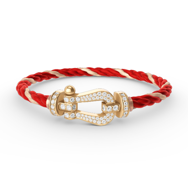 [CharmAmor]FORCE LARGE HORSESHOE FULL DIAMOND BRACELET GOLD