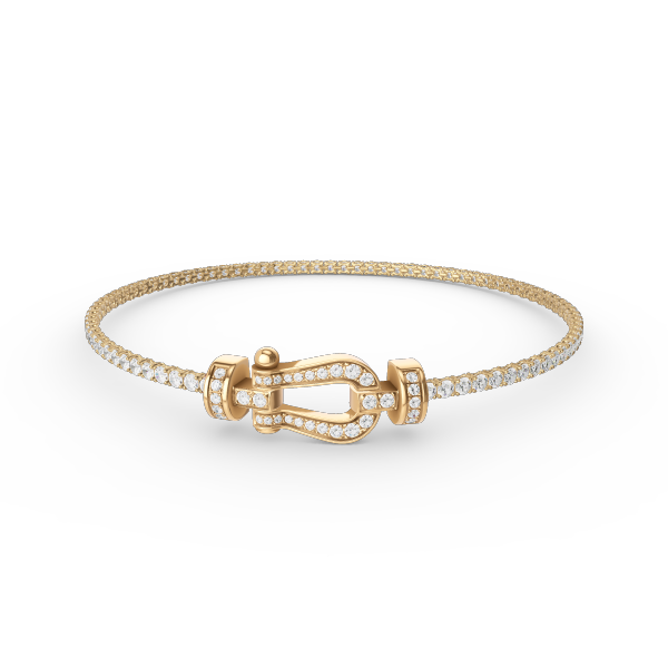 [CharmAmor]FORCE  HORSESHOE  DIAMOND TENNIS BRACELET