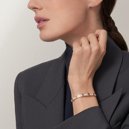 [CharmAmor]LOVE BRACELET 4.8MM DIAMOND-PAVED